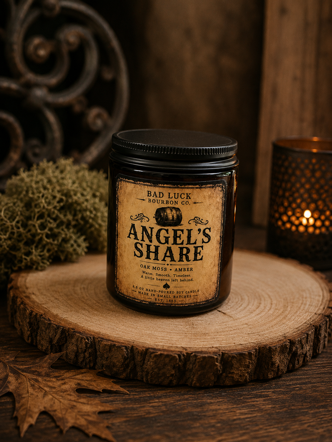 Angel's Share | Oak Moss & Amber Candle
