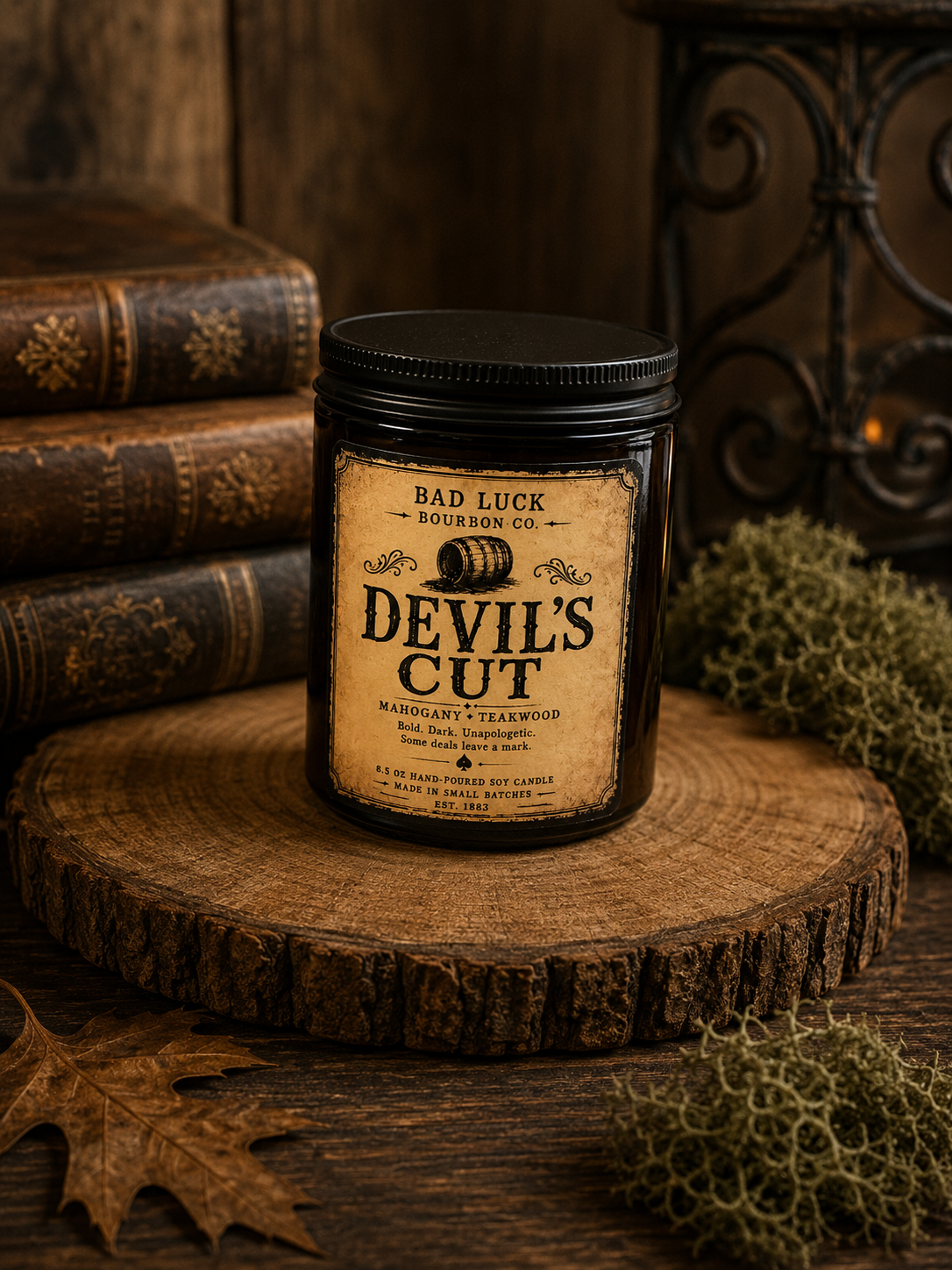 Devil's Cut | Mahogany & Teakwood Candle