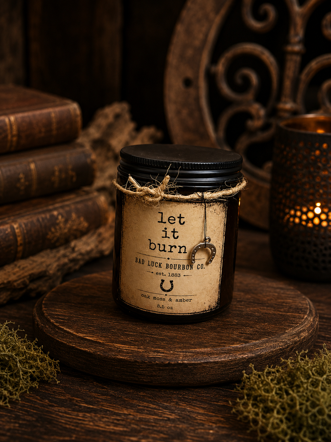 Let It Burn | Oak Moss & Amber Candle