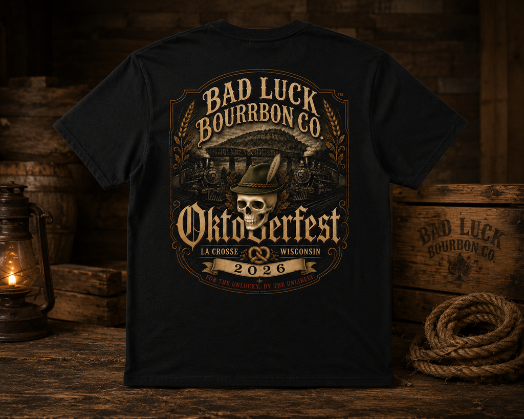 Bad Luck Bourbon Co. Oktoberfest USA Tee