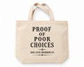 BOTTOM SHELF DECISIONS — Large Small-Batch Canvas Tote