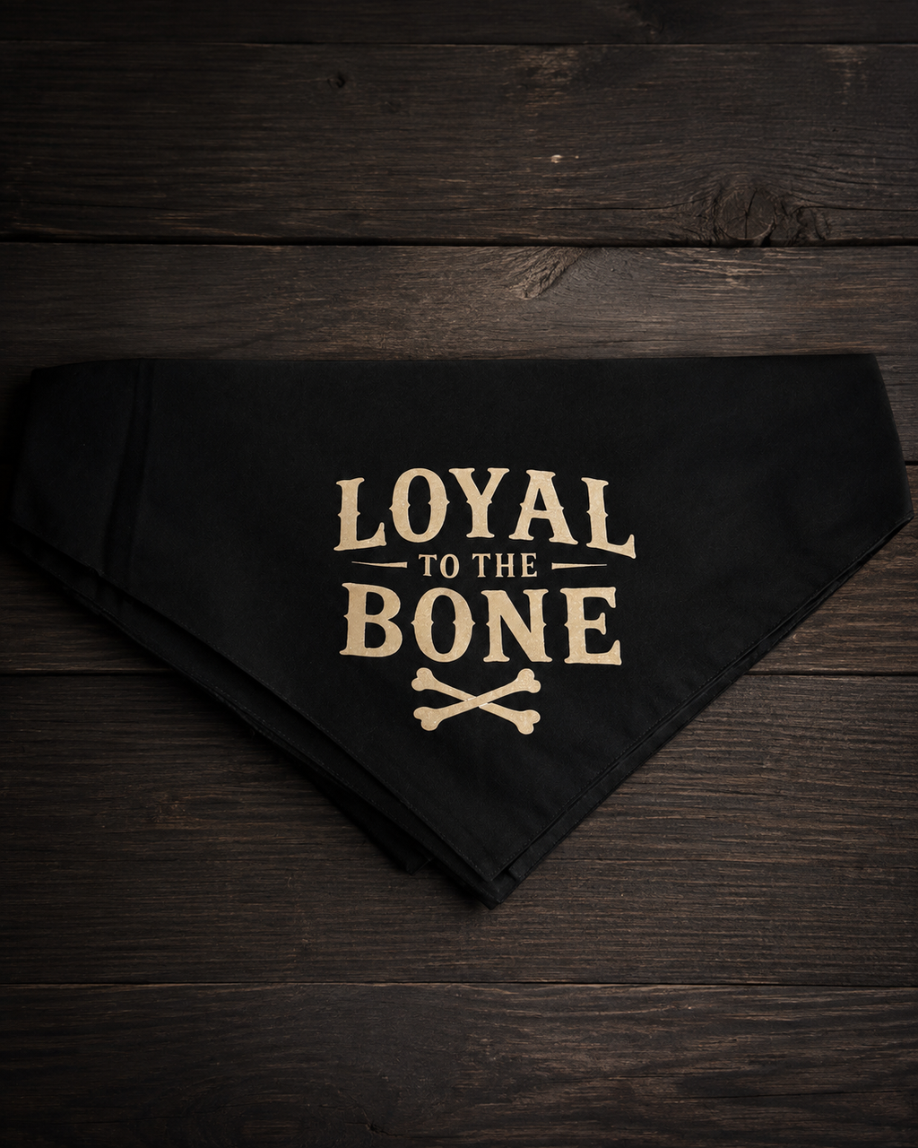 Loyal to the Bone | 100% Cotton Dog Bandana