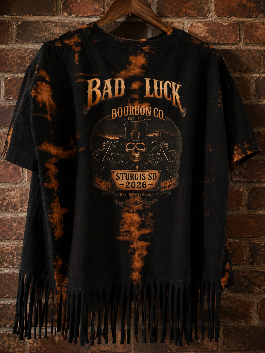 Bad Luck Bourbon Co. – Handmade Heritage Fray Tee