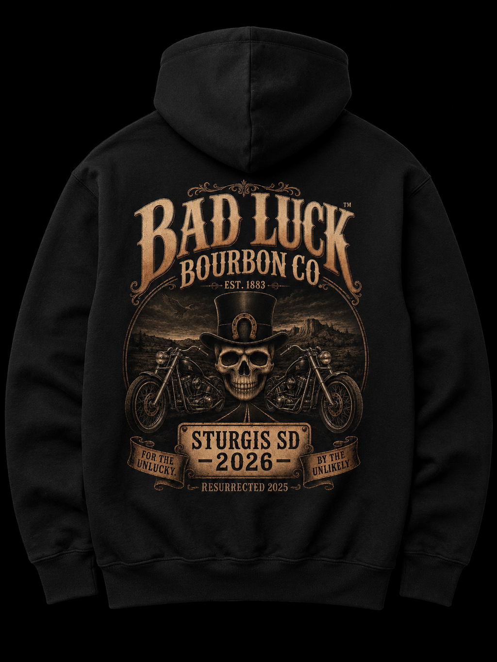 Bad Luck Bourbon Co.™ Sturgis 2026 Limited Edition Hoodie