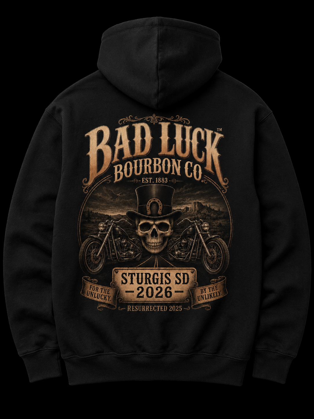 Bad Luck Bourbon Co.™ Sturgis 2026 Limited Edition Hoodie
