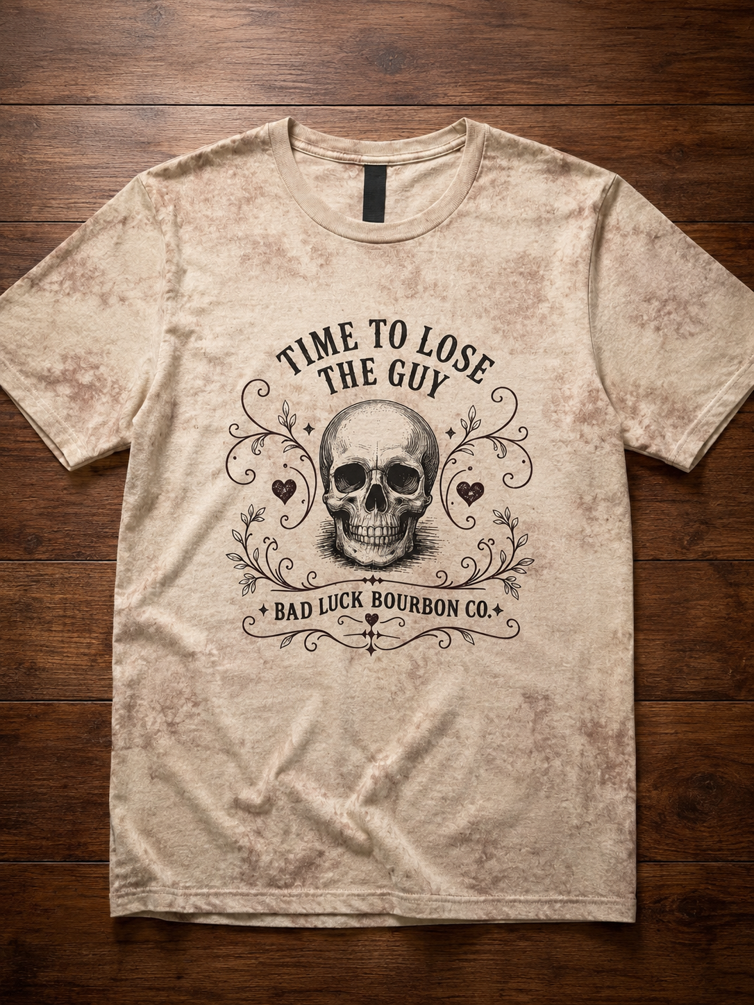 Time to Lose the Guy – Hand-Dyed Graphic Tee